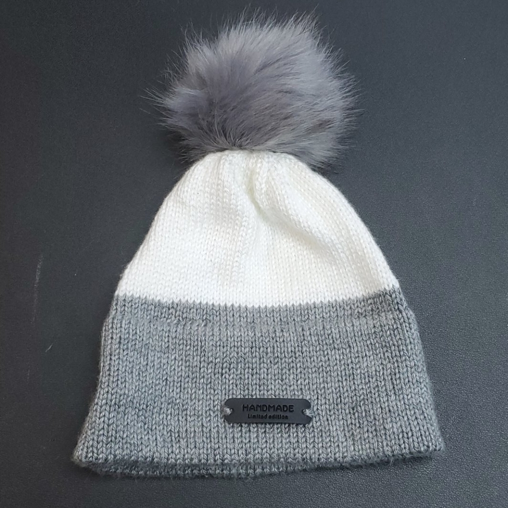 Handmade‎ Beanie With Removeable Pompom